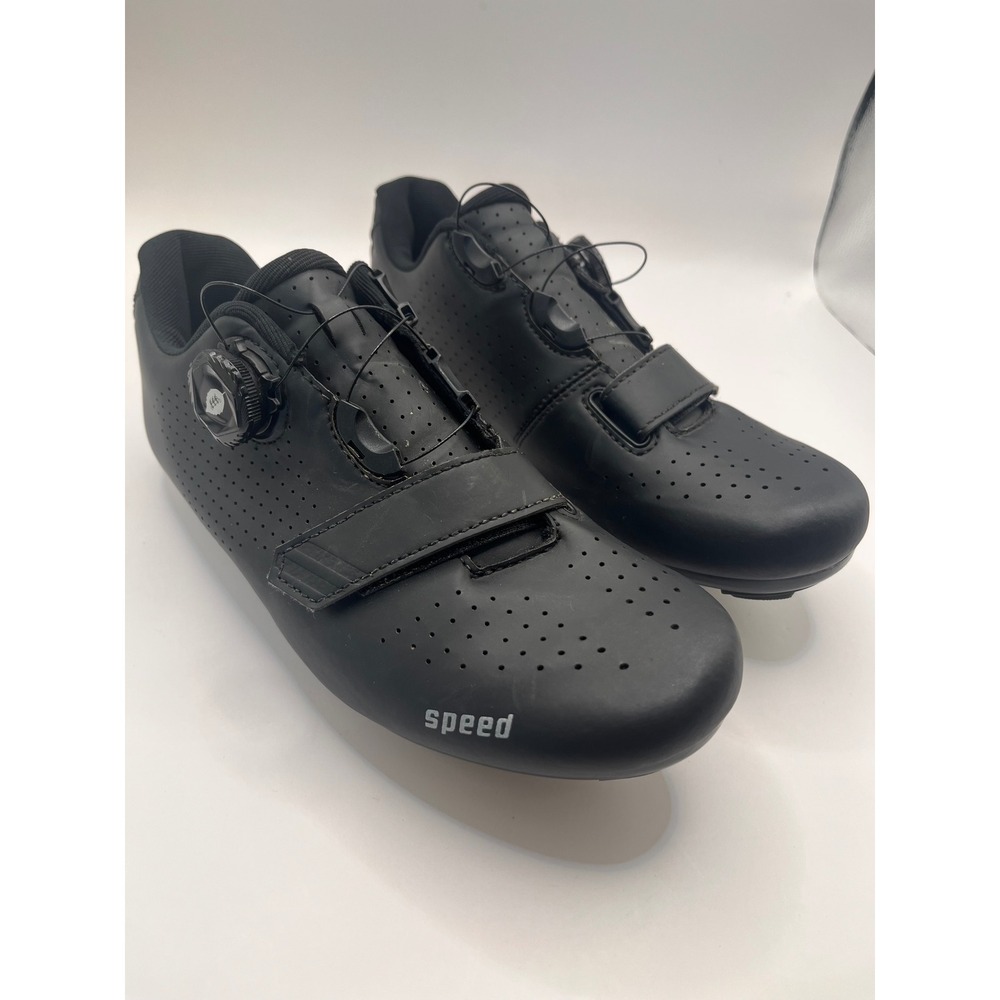 Speed Cycling Shoes Black Unisex EU 40 Womens 9 Road Indoor Bike Cleats